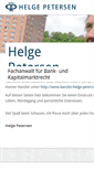 Mobile Screenshot of helgepetersen.de